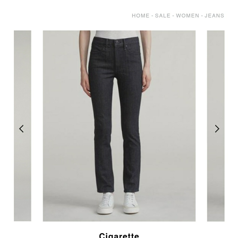 Rag and Bone indigo cigarette jeans 26